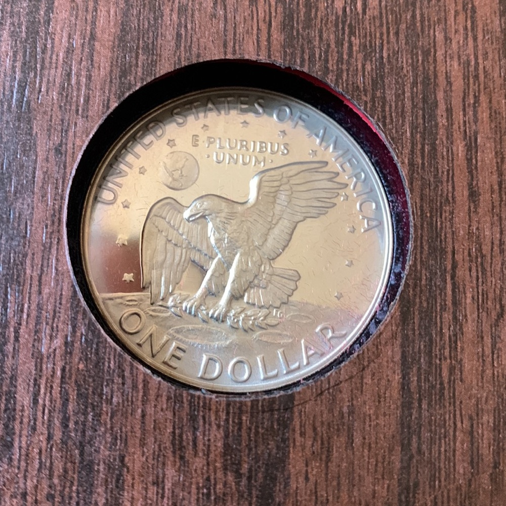 1974 Eisenhower Proof Dollar ’Brown Ike’ - Picture 5 of 7